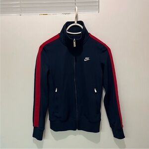 Nike Retro Black Dri-FIT Golf Style Exercise Zip Up Jacket - S